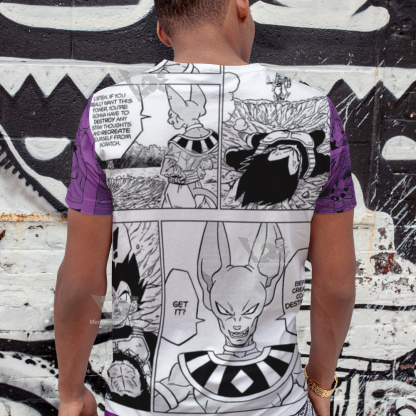 Beerus Dragon Ball Purple T-Shirt