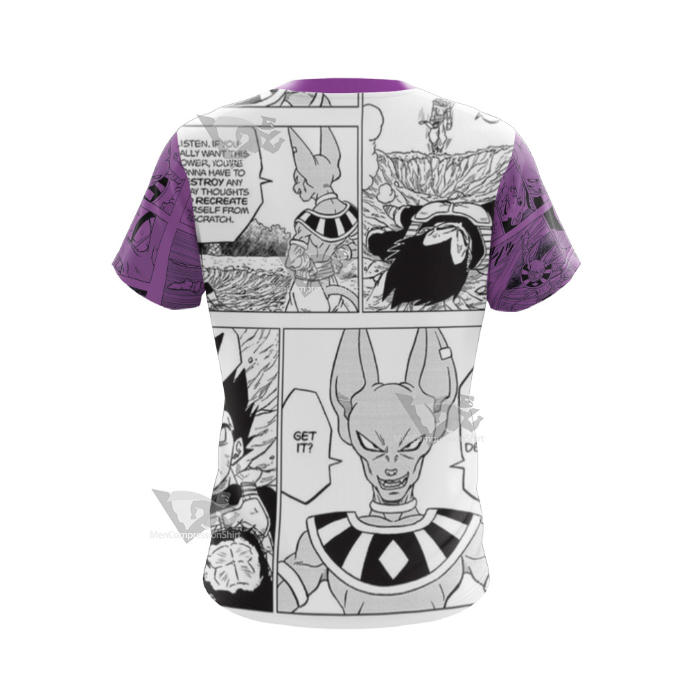 Beerus Dragon Ball Purple T-Shirt
