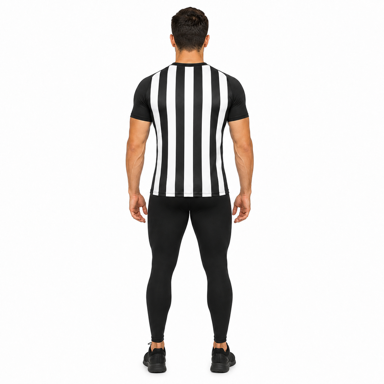Beetlejuice 2 Beetlejuice And Black White Short Sleeve Compression Shirt