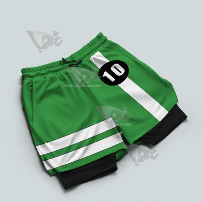 Ben 10 Benjamin Green Men Compression Gym Short