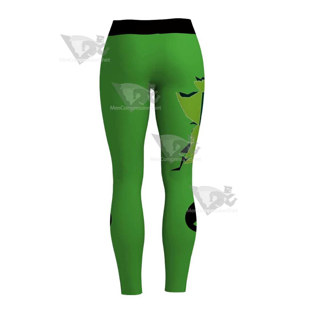 Ben 10 Logo Green Women Compression Legging-MensCompressionShirt