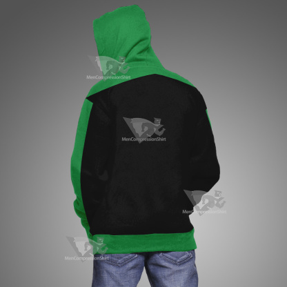 Ben10 Ben Tennyson Green And Black Cosplay Hoodie