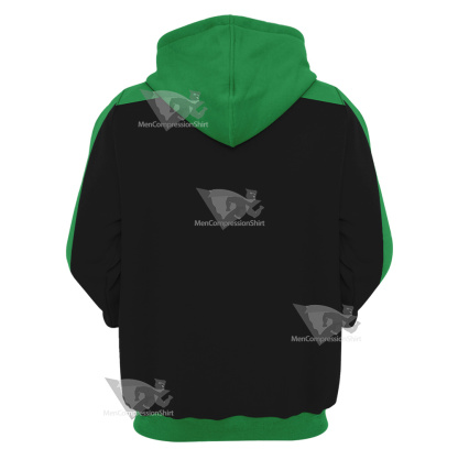 Ben10 Ben Tennyson Green And Black Cosplay Hoodie