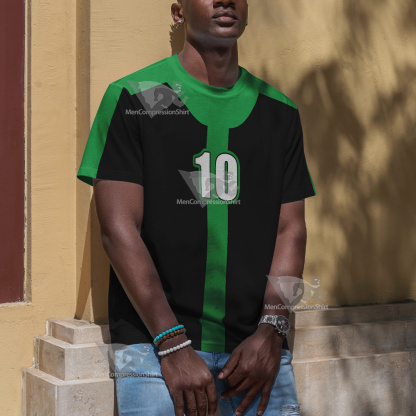 Ben10 Ben Tennyson Green And Black Cosplay T-Shirt