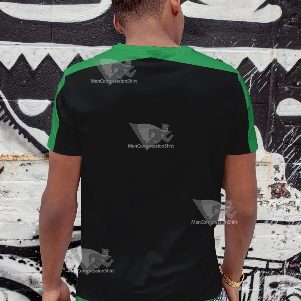 Ben10 Ben Tennyson Green And Black Cosplay T-Shirt