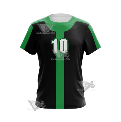 Ben10 Ben Tennyson Green And Black Cosplay T-Shirt
