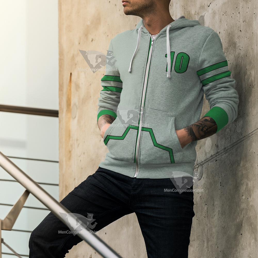 Ben10 Ben Tennyson In Omniverse Cosplay Zip Up Hoodie