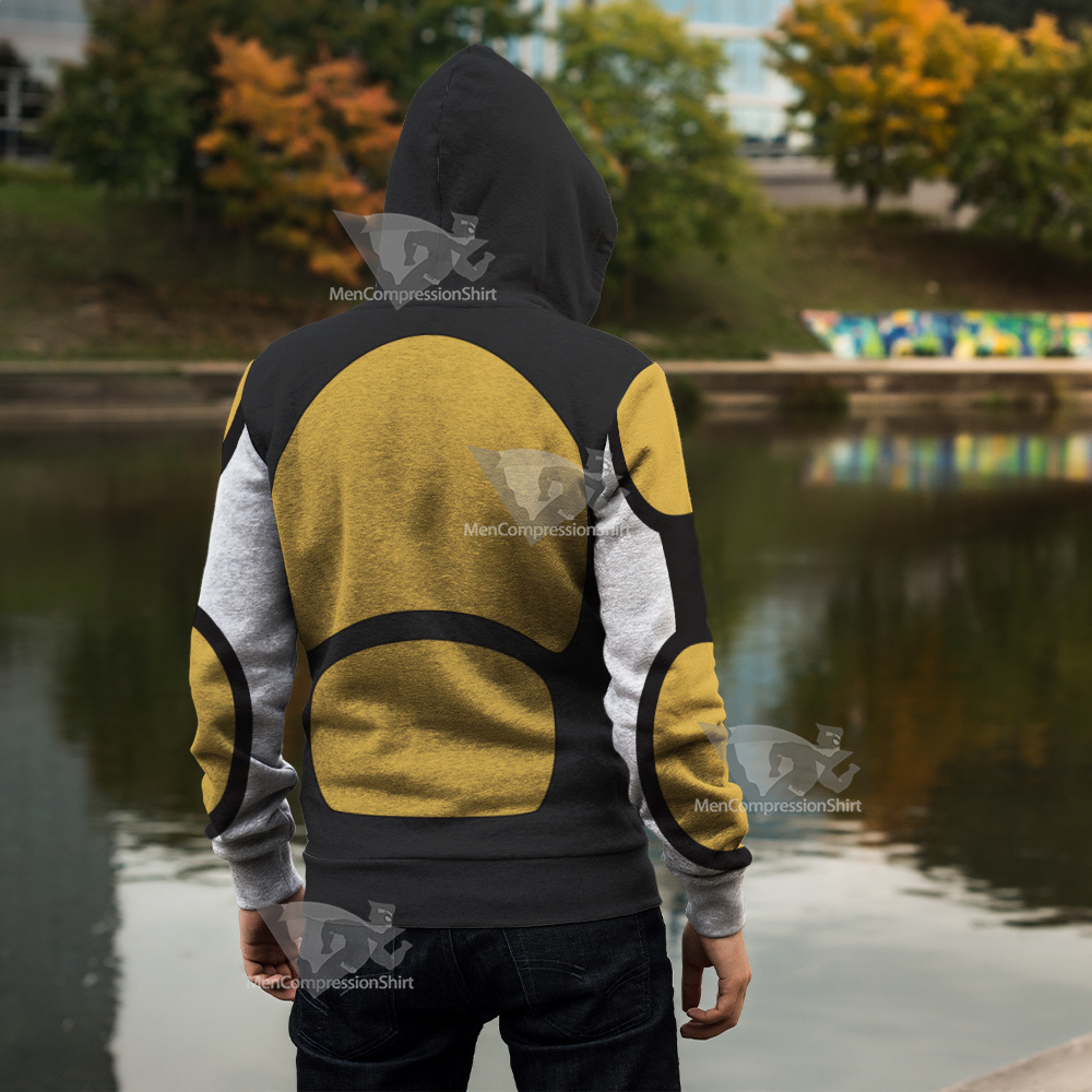 Ben10 Cannonbolt White Cosplay Zip Up Hoodie