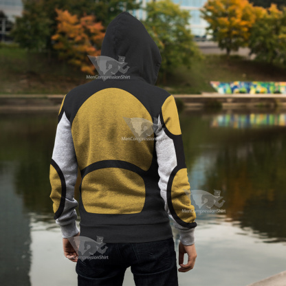 Ben10 Cannonbolt White Cosplay Zip Up Hoodie