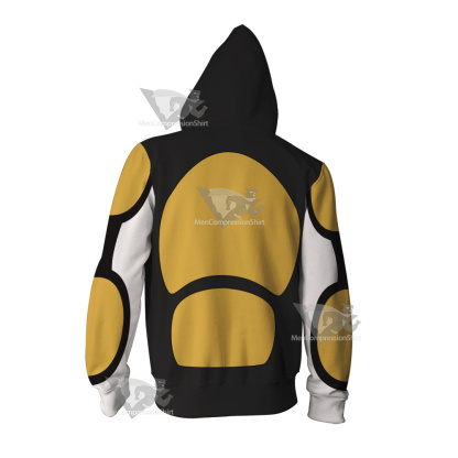 Ben10 Cannonbolt White Cosplay Zip Up Hoodie