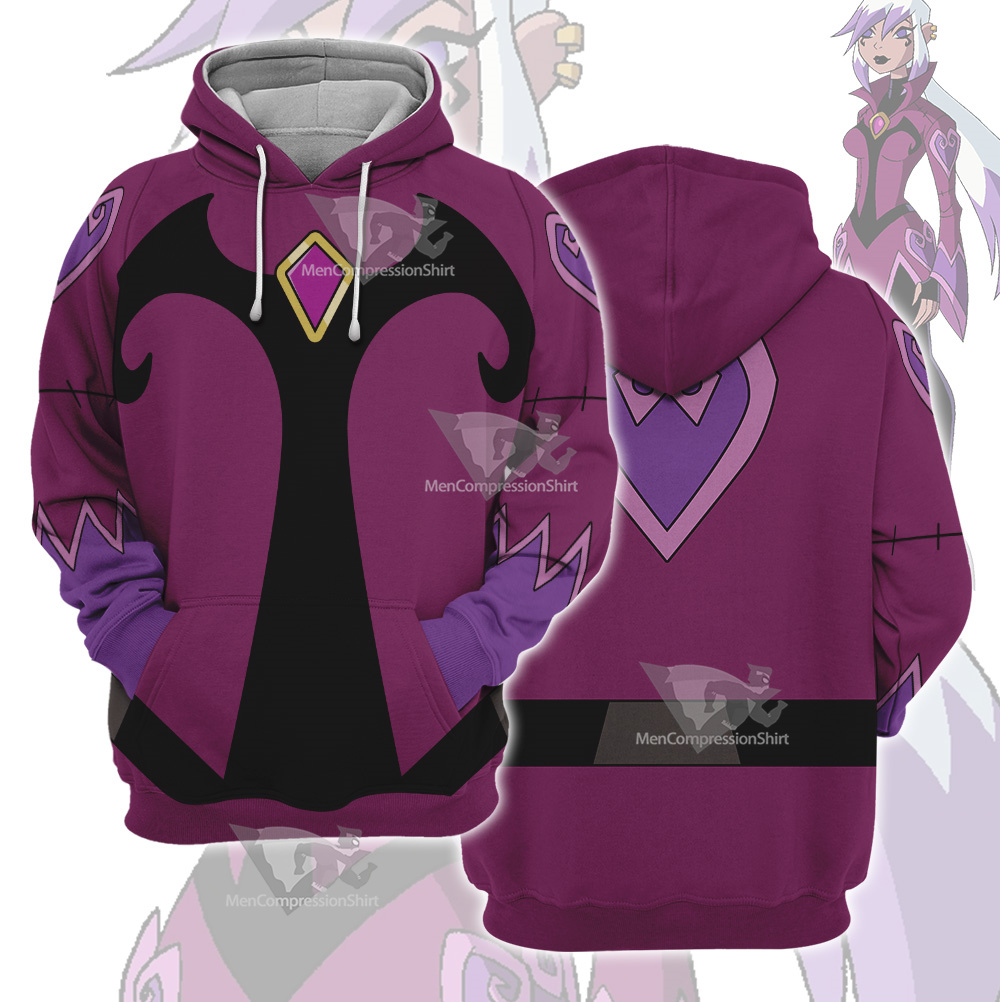 Ben10 Charmcaster Purple Cosplay Hoodie