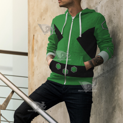Ben10 Ditto Cosplay Zip Up Hoodie