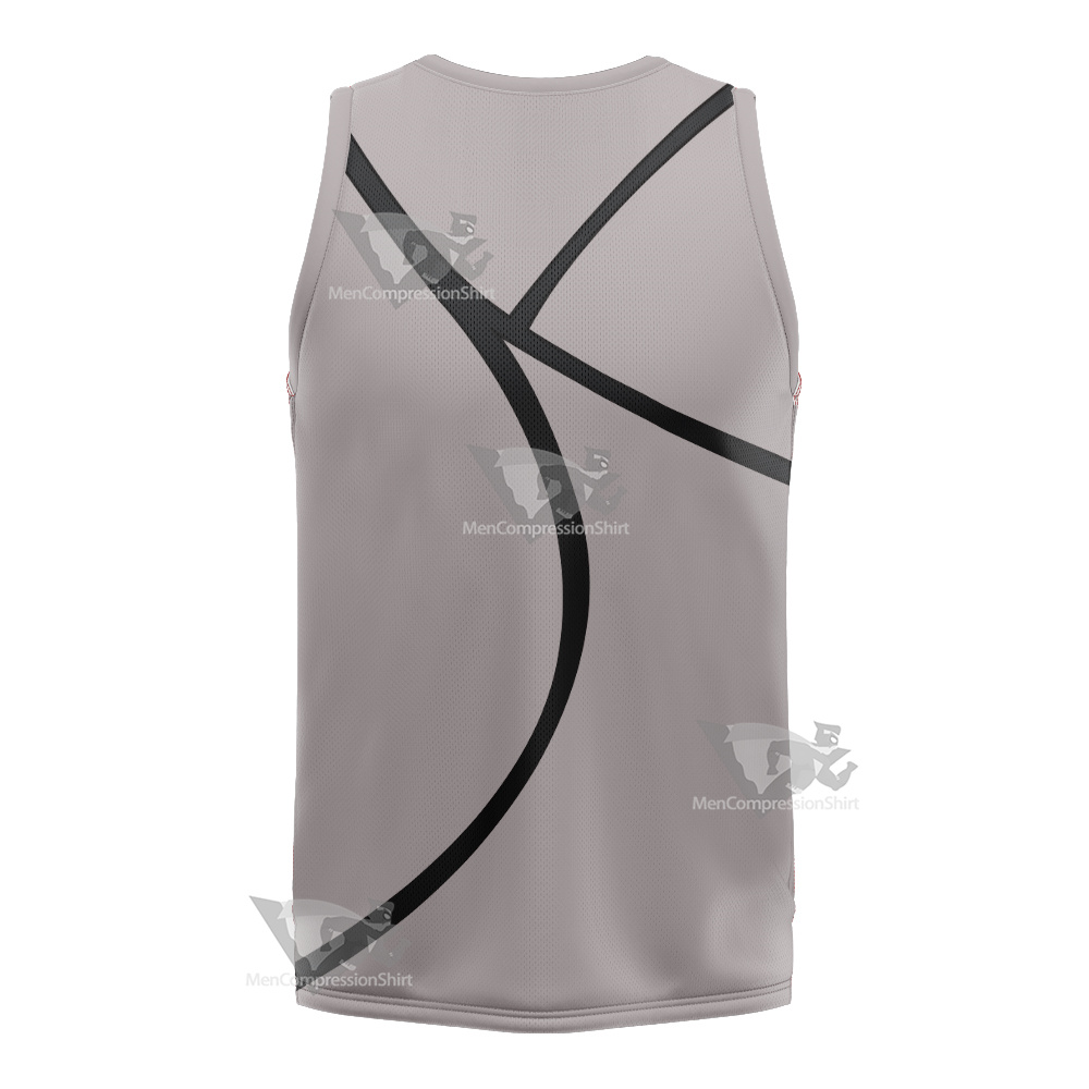 Ben10 Ghostfreak Grey Cosplay Basketball Jersey