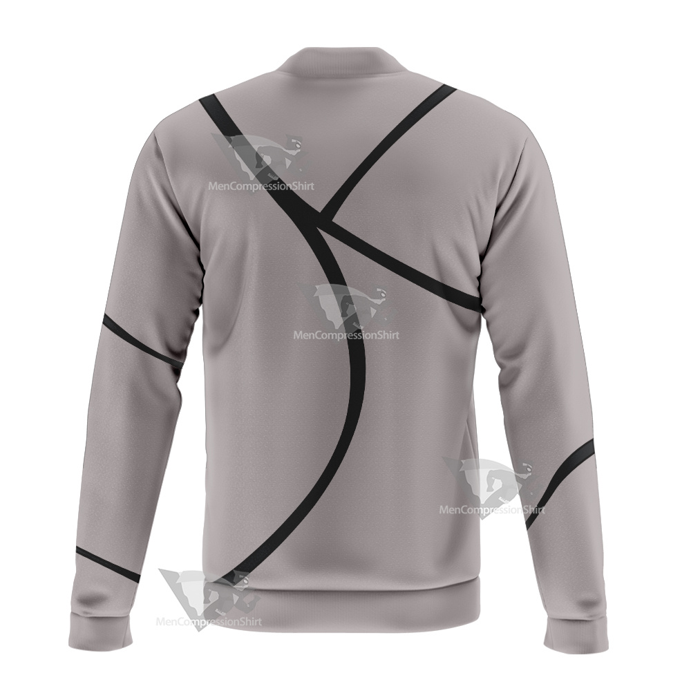 Ben10 Ghostfreak Grey Cosplay Bomber Jacket