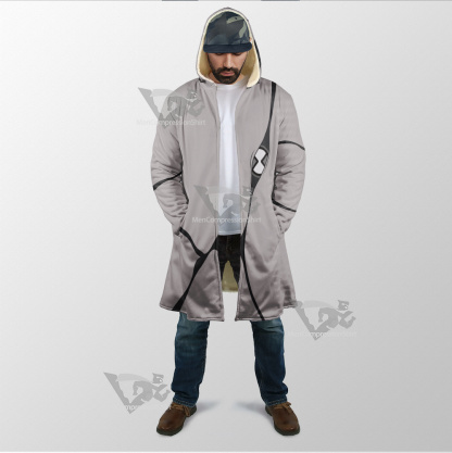 Ben10 Ghostfreak Grey Cosplay Dream Cloak