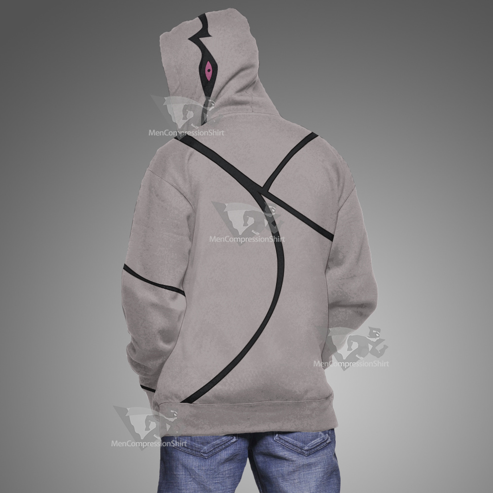 Ben10 Ghostfreak Grey Cosplay Hoodie