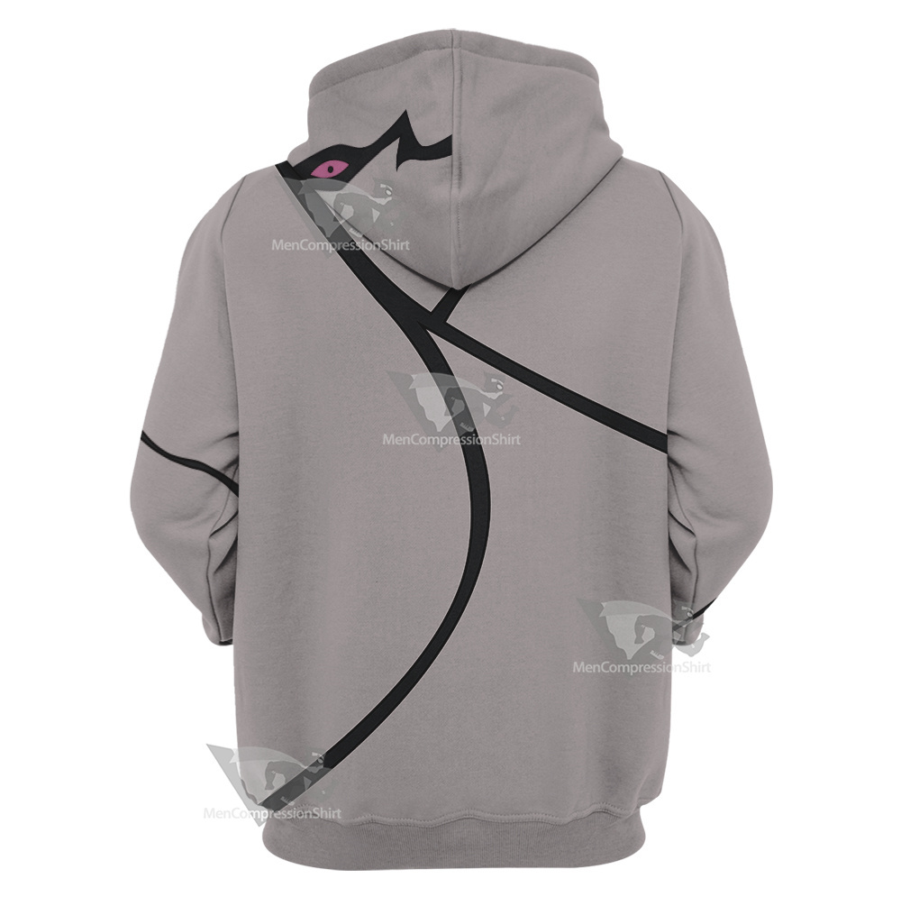 Ben10 Ghostfreak Grey Cosplay Hoodie