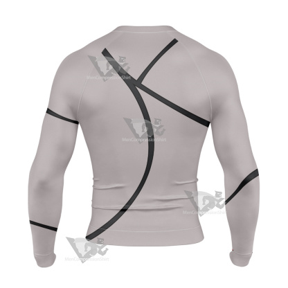 Ben10 Ghostfreak Grey Cosplay Long Sleeve Compression Shirt