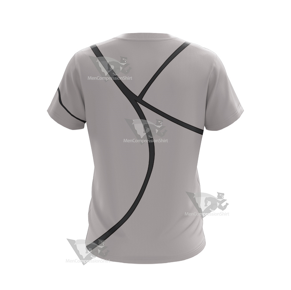 Ben10 Ghostfreak Grey Cosplay T-Shirt