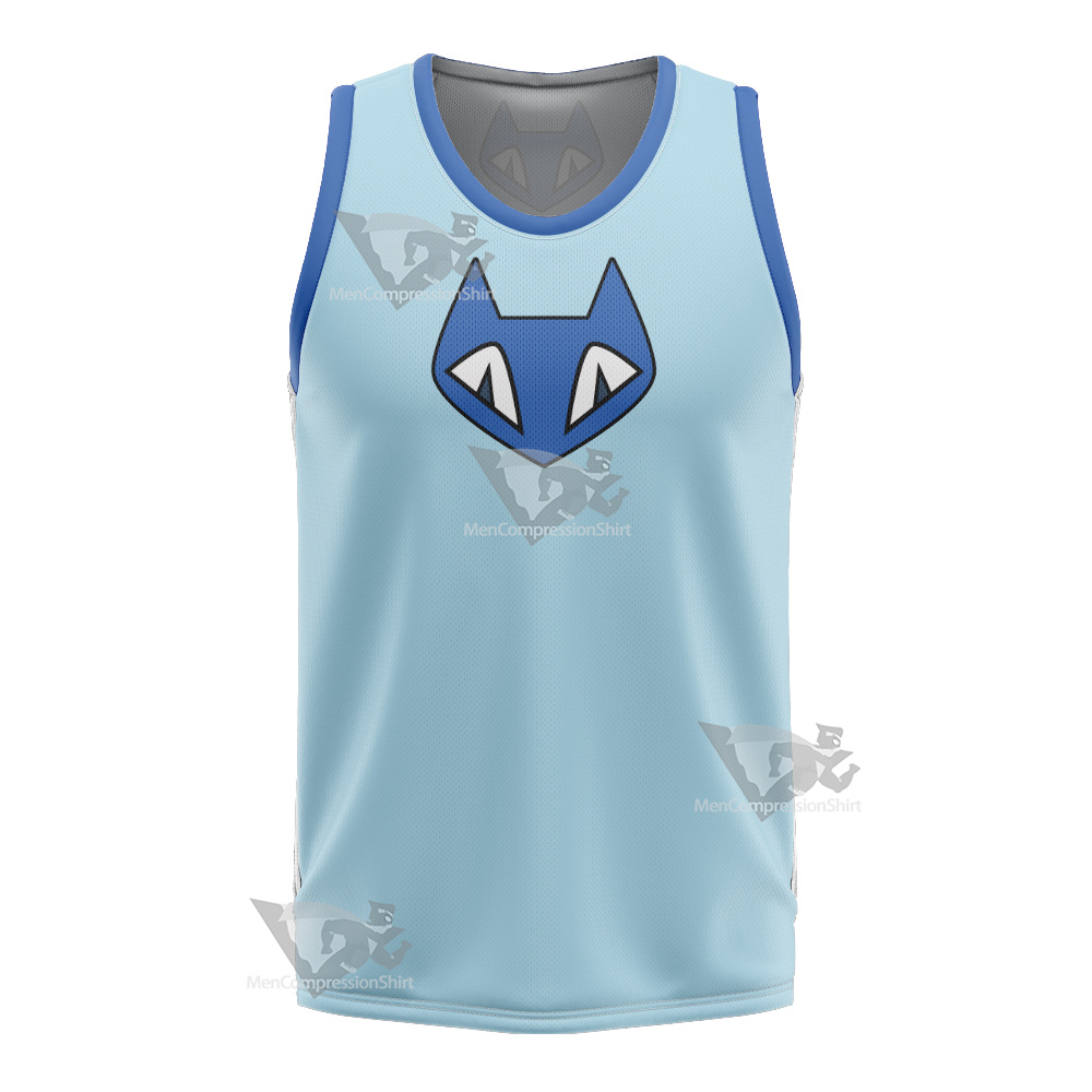 Ben10 Gwen Tennyson Blue Cat Cosplay Basketball Jersey