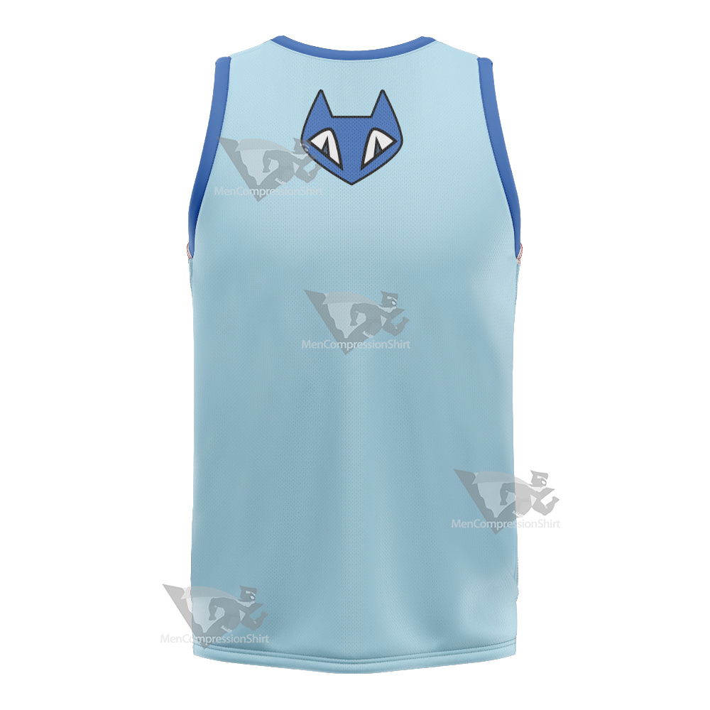 Ben10 Gwen Tennyson Blue Cat Cosplay Basketball Jersey