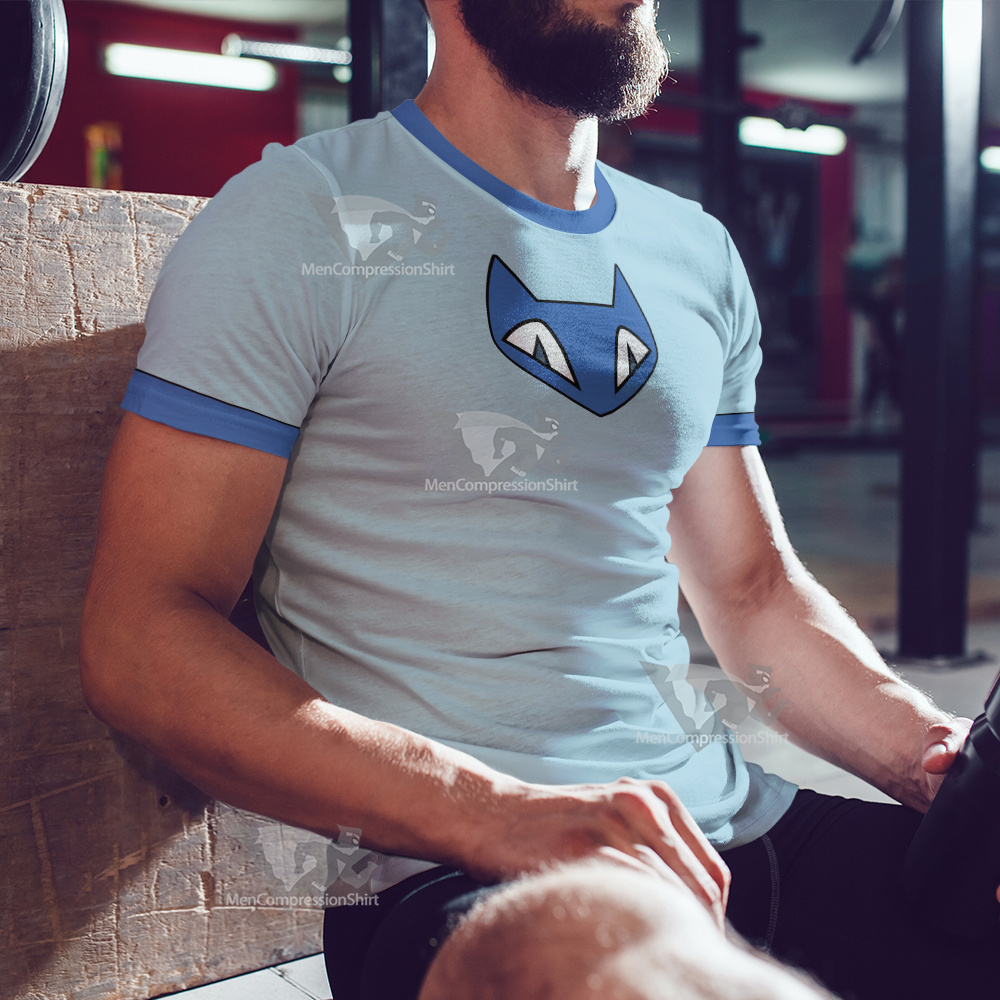 Ben10 Gwen Tennyson Blue Cat Cosplay T-Shirt