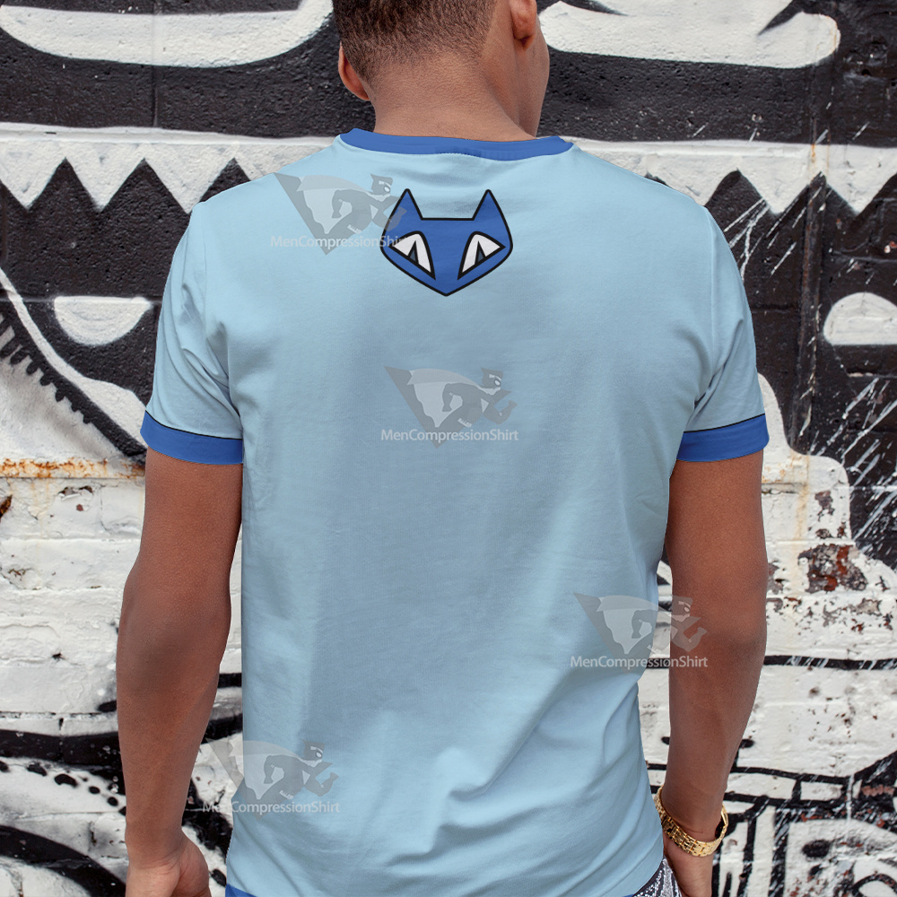Ben10 Gwen Tennyson Blue Cat Cosplay T-Shirt