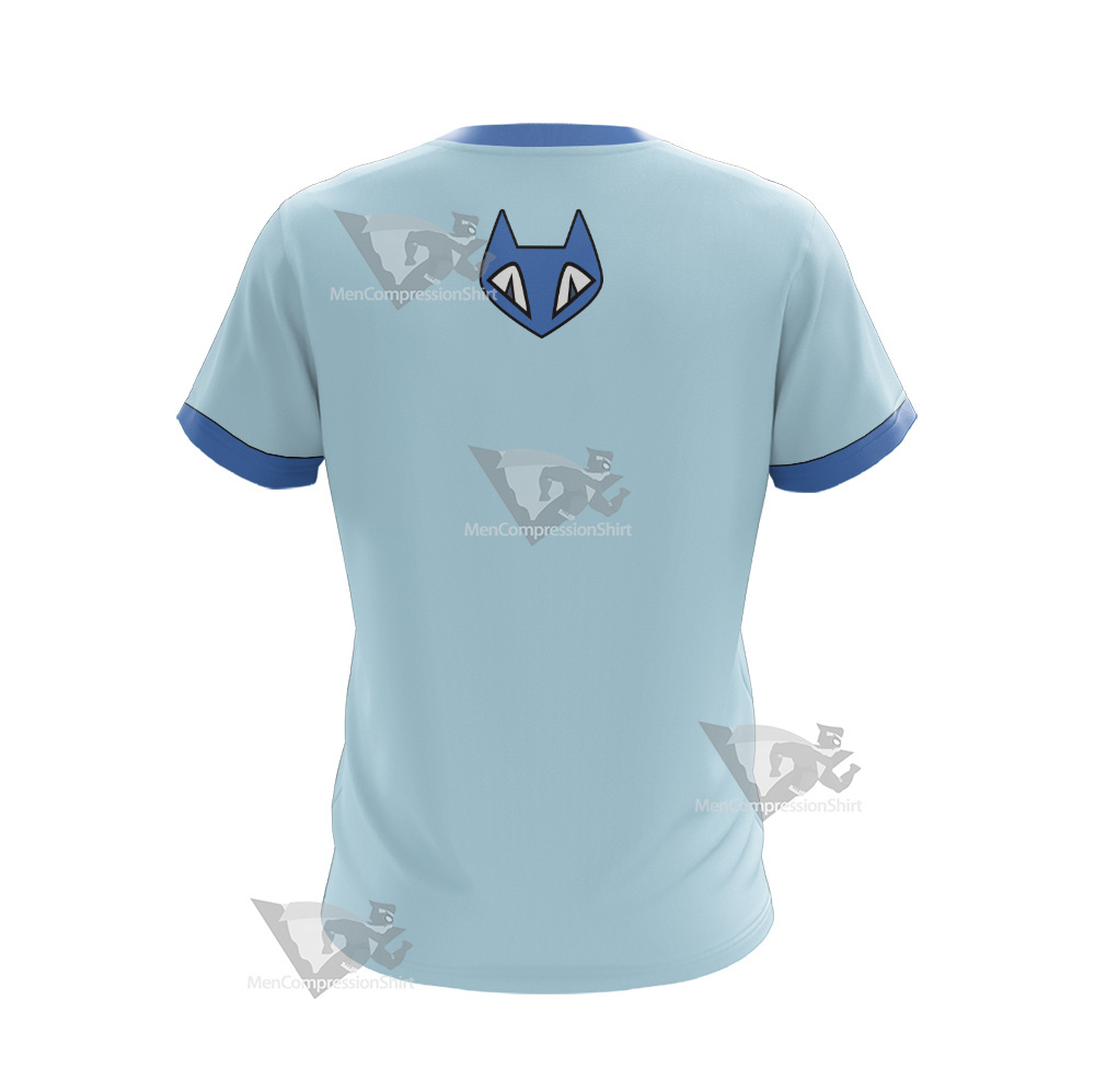 Ben10 Gwen Tennyson Blue Cat Cosplay T-Shirt