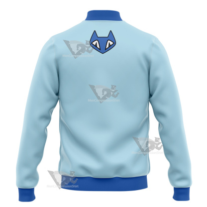 Ben10 Gwen Tennyson Blue Cat Cosplay Varsity Jacket