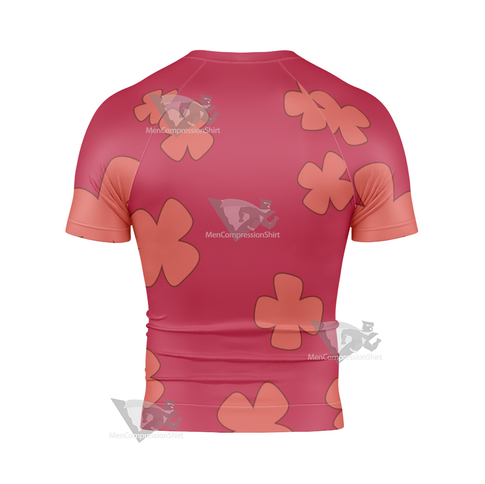 Ben10 Max Flower Cosplay Short Sleeve Compression Shirt