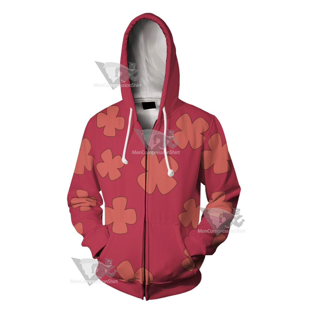 Ben10 Max Flower Cosplay Zip Up Hoodie