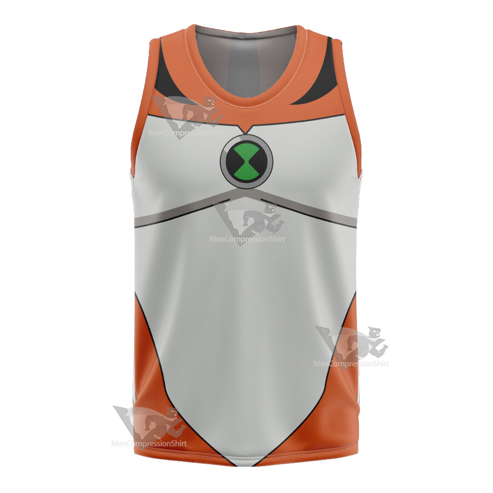 Ben10 Rath Orange Cosplay Basketball Jersey