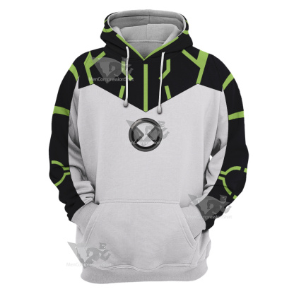 Ben10 Upgrade Green Line Cosplay Hoodie