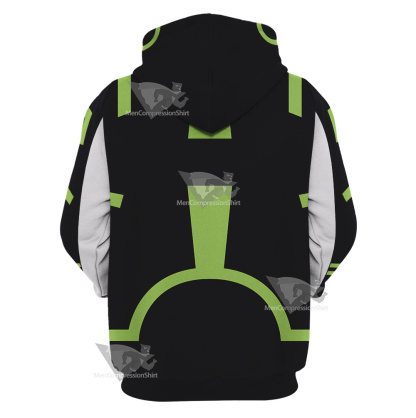 Ben10 Upgrade Green Line Cosplay Hoodie