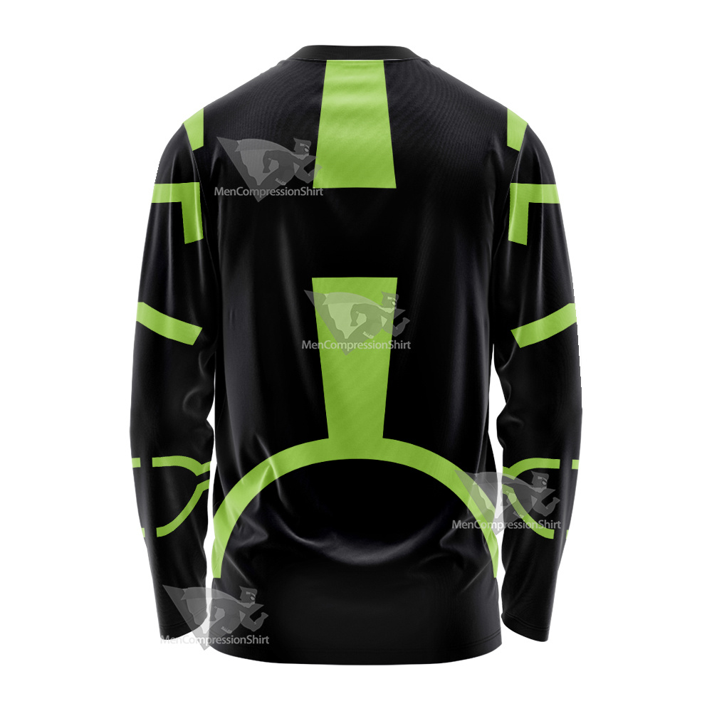 Ben10 Upgrade Green Line Cosplay Long Sleeve Shirt