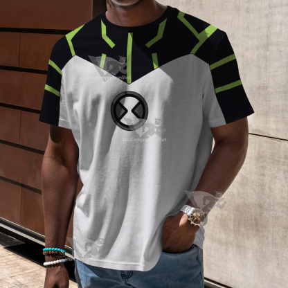 Ben10 Upgrade Green Line Cosplay T-Shirt