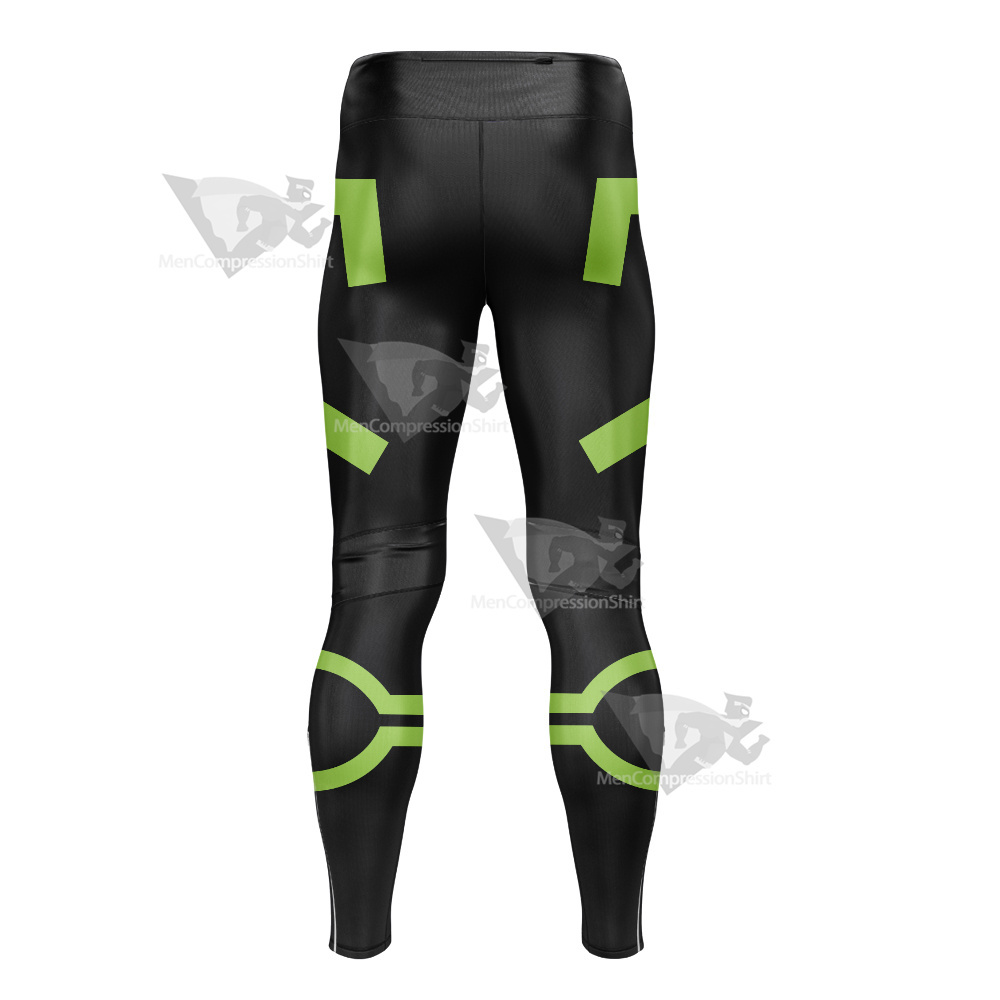 Ben10 Upgrade Green Line Mens Compression Legging