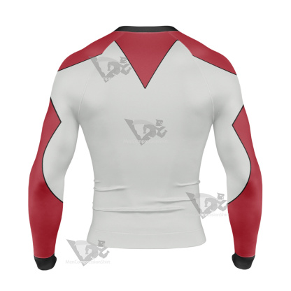 Ben10 Way Big Red Cosplay Long Sleeve Compression Shirt