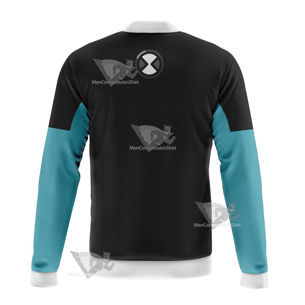 Ben10 Xlr8 White Cosplay Bomber Jacket