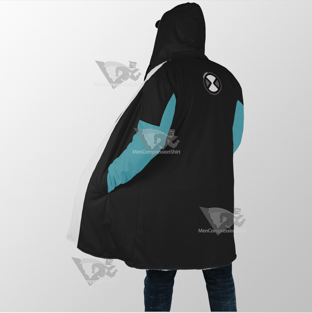 Ben10 Xlr8 White Cosplay Dream Cloak