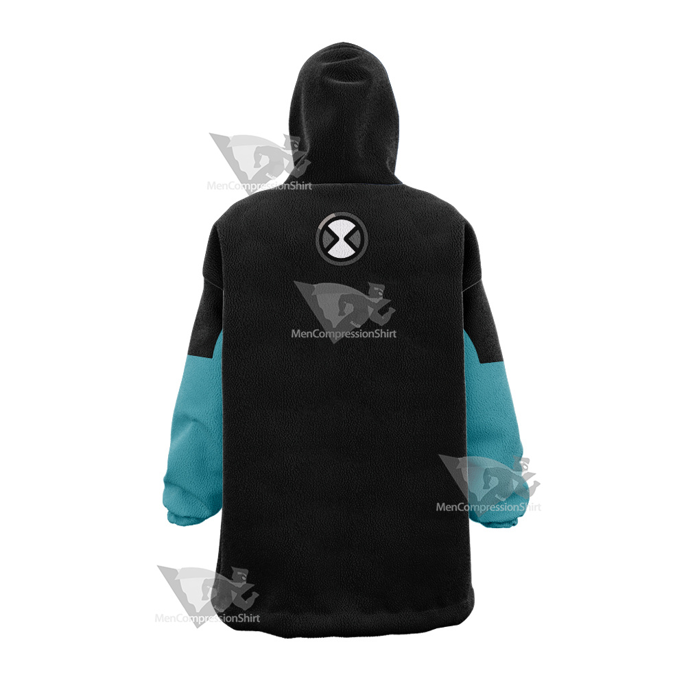 Ben10 Xlr8 White Cosplay Snug Oversized Blanket Hoodie