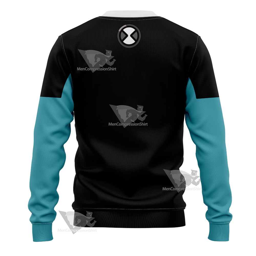 Ben10 Xlr8 White Cosplay Sweatshirt