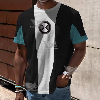 Ben10 Xlr8 White Cosplay T-Shirt