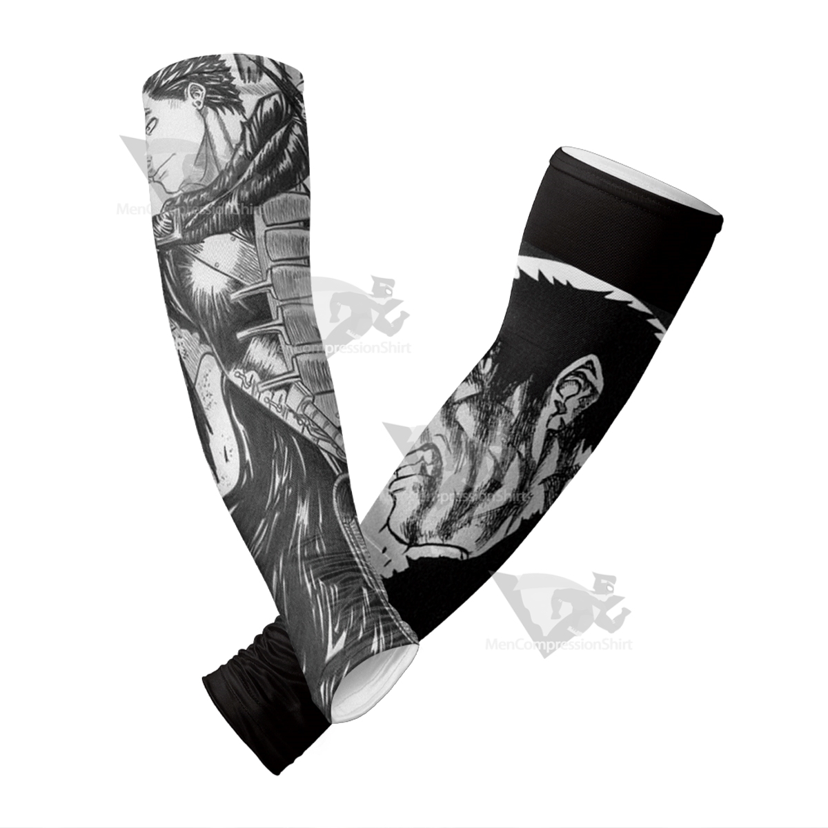 Berserk Guts Sword Berserk Mixed Black Compression Arm Sleeve