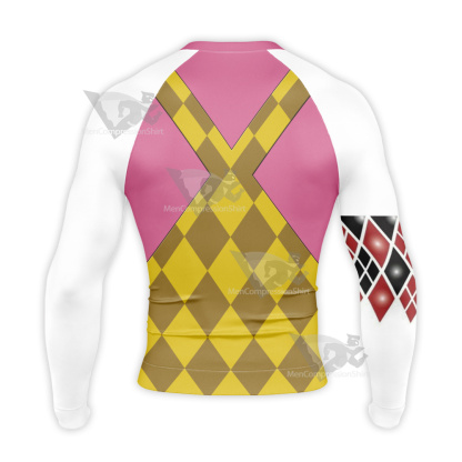 Birds Of Prey Harley Quinn Yellow Long Sleeve Compression Shirt