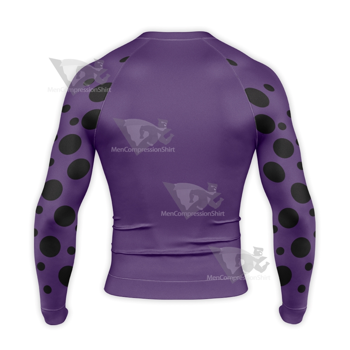 Bizarre Stardust Crusaders Kakyoin Purple Long Sleeve Compression Shirt