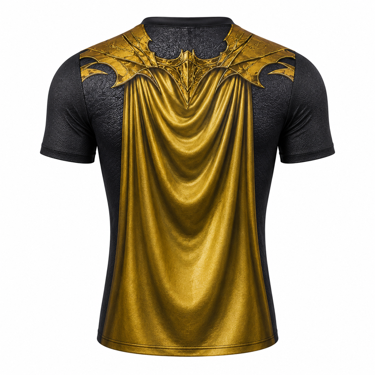 Black Adam Doctor Fate Black Gray Short Sleeve Compression Shirt