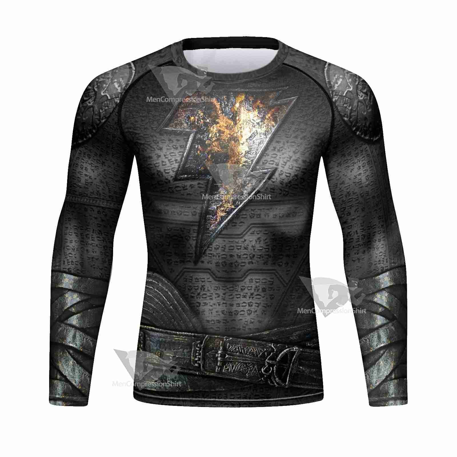 Black Adam Elite Compression Rashguard Set