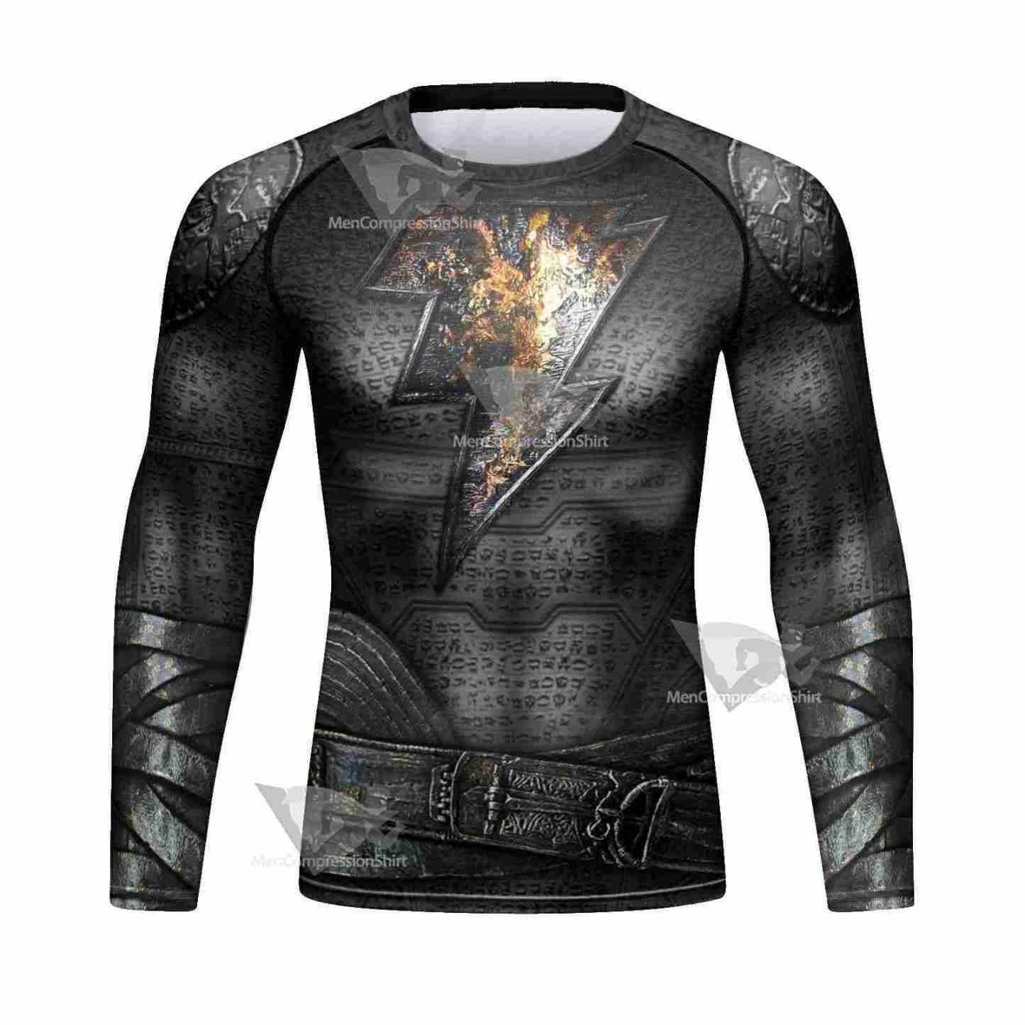 Black Adam Elite Compression Rashguard Set