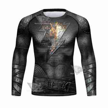 Black Adam Elite Compression Rashguard Set